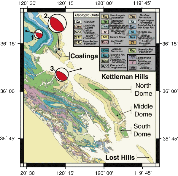 More Geology On The Coalinga Anticline And Earthquake Of 1983