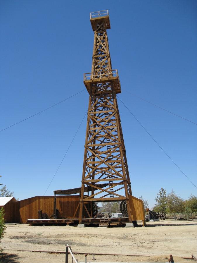 Old Stuff From The Oil Fields Derricks